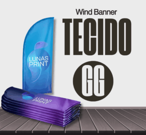 Tecido Wind Banner GG Lunas Print